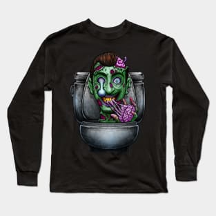 Horror toilet Monster #49 Long Sleeve T-Shirt